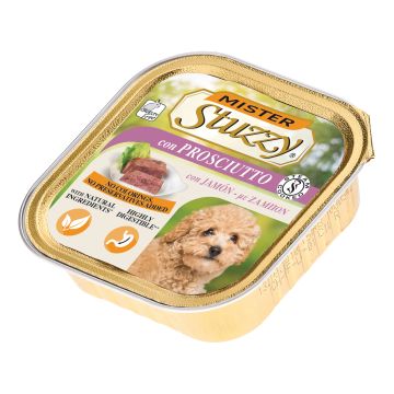 Stuzzy Cane Pate' Vaschetta Adulto Prosciutto 150 Gr