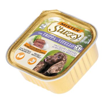 Stuzzy Cane Pate' Vaschetta Adulto Trippa & Vitello 300 Gr