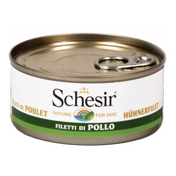 Schesir Cane Lattina In Jelly Adulto Filetti Di Pollo 150 Gr