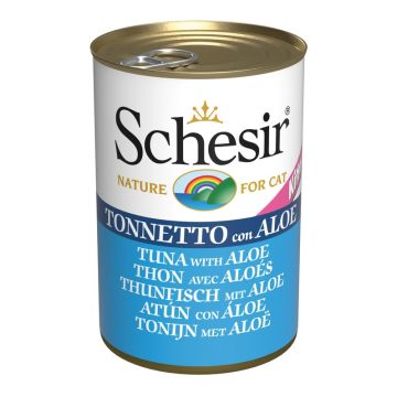 Schesir Gatto Lattina In Jelly Kitten Tonnetto & Aloe 140 Gr
