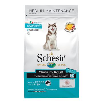 Schesir Cane Maintenance Adulto Medium Pesce 3 Kg