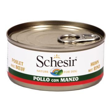 Schesir pollo con manzo 150 g