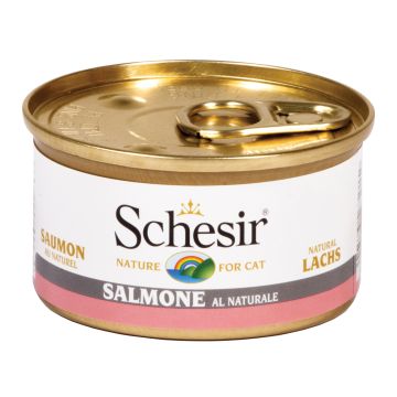 Schesir Gatto Lattina In Acqua Di Cottura Adulto Salmone 85 Gr