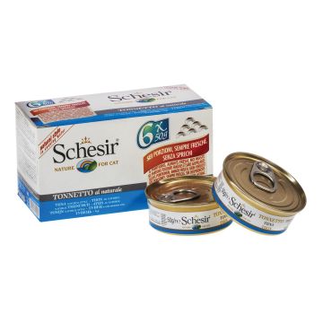 Schesir Gatto Lattina In Acqua Di Cottura Multipack Adulto Tonnetto Cf. (6X50) Gr