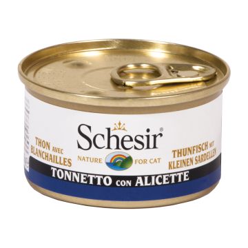 Schesir Gatto Lattina In Jelly Adulto Tonnetto & Alicette 85 Gr