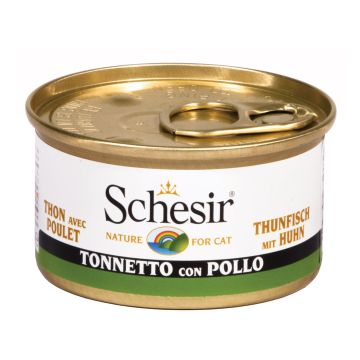 Schesir Gatto Lattina In Jelly Adulto Tonnetto & Pollo 85 Gr