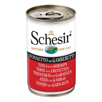 Schesir cat tonnetto con gamberetti 140 g