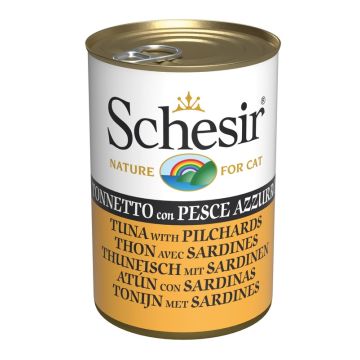 Schesir Gatto Lattina In Jelly Adulto Tonnetto & Pesce Azzurro 140 Gr