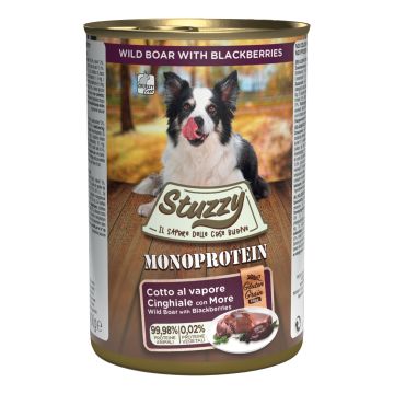 Stuzzy dog monoprotein cinghiale con more 400 g