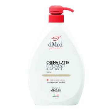 Dmed pharma crema latte detergente senz'acqua 1 litro