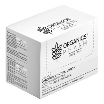 Organics pharm dandruff control lotion neem oil, tea tree and pentavin 12 fiale da 6 ml