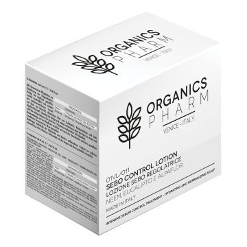 Organics pharm sebo control lotion neem, eucalyptus and alpaflor 6 fiale da 6 ml