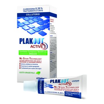 Emoform plakout active 0,20 + dentifricio campione
