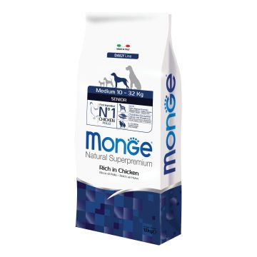 Monge Cane Natural Superpremium Senior Medium Pollo 12 Kg