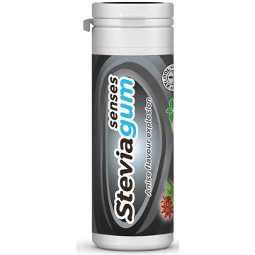 Lemon pharma stevia gum black s