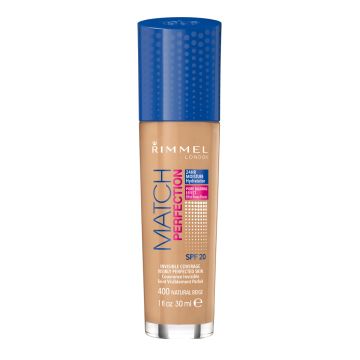 RIMMEL - Match Perfection Foundation - Fondotinta Liquido 400 Natural Beige