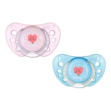 Chicco Succhietto Air Mwon Silicone 6-12 2pezzi
