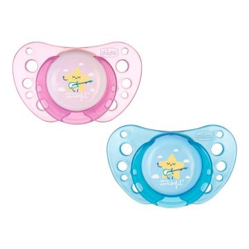 Chicco Succhietto Air Mwond Silicone 12+ 2pezzi