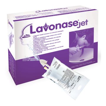 Lavonase jet 2 blister sterili + 10 sacche di soluzione fisiologica per lavaggi nasali
