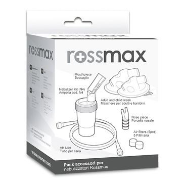 Rossmax kit accessori assortiti per nebulizzatori n 4