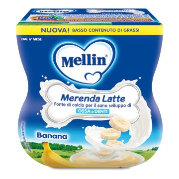 Mellin mer.latte banana 2x100g