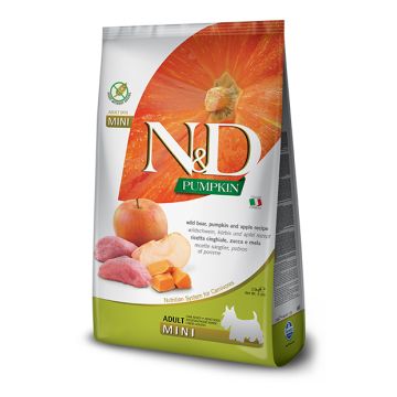 Farmina Cane N&D Pumpkin Adulto Mini Cinghiale, Zucca & Mela 2,5 Kg
