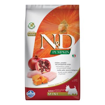 Farmina Cane N&D Pumpkin Adulto Mini Pollo, Zucca & Melograno 2,5 Kg