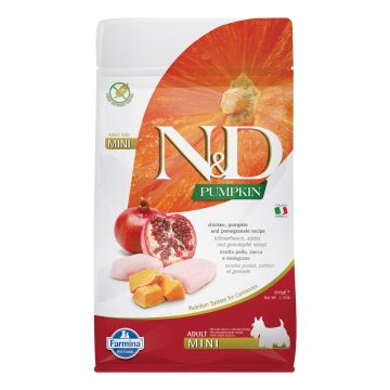 N&d gf pumpkin chic&pomegranate adult mini 800 g