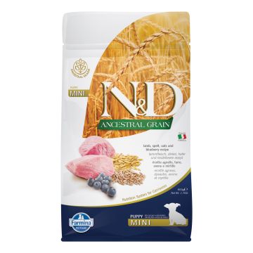 Farmina Cane N&D Pumpkin Puppy Mini Agnello, Zucca & Mirtillo 800 Gr