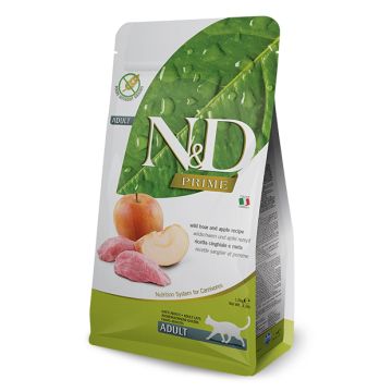 N&d cat grain free cinghiale & mela adult 5 kg