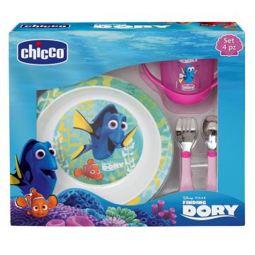 Chicco set pappa dory rosa 18+