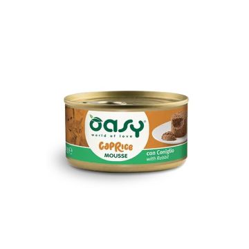 Oasy Gatto Caprice Mousse Adulto Coniglio 85 Gr