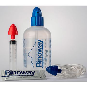 Rinoway doccia per irrigazione nasale + 15 sali isotonici