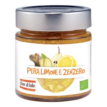 Composta pere limoni e zenzero bio 250 g