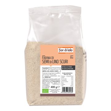 Farina di semi di lino scuri bio 400 g Farina di semi di lino scuri bio 400 g