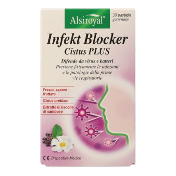Alsiroyal infekt blocker cistus plus  30 pastiglie gommose 57 g