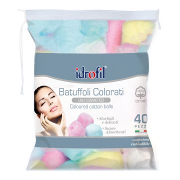 Batuffoli colorati 40 pezzi