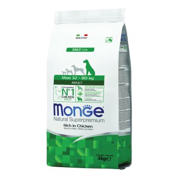 Monge Cane Natural Superpremium Puppy&Junior Maxi Pollo 3 Kg