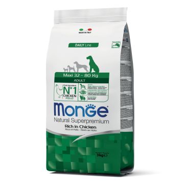 Monge Cane Natural Superpremium Adulto Maxi Pollo 3 Kg
