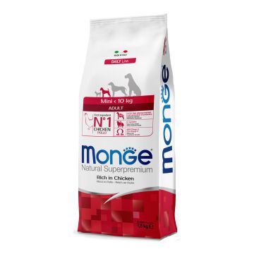 Monge Cane Natural Superpremium Adulto Mini Pollo 7,5 Kg