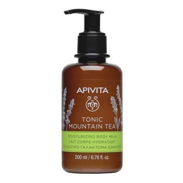Apivita tonic mountain tea body milk 200 ml