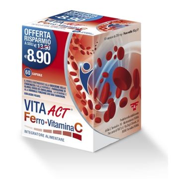 Vita Act Ferro+vit C 60 Capsule