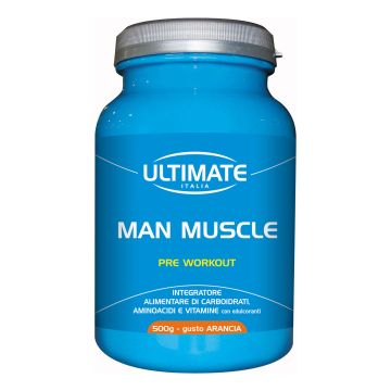 Ultimate man muscle pre-workout arancia