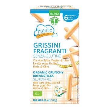Panito grissini fragranti senza glutine 180 g