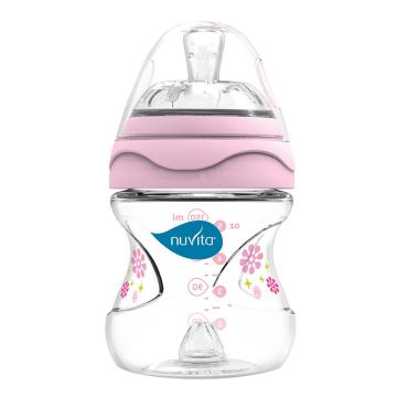 Mimic biberon 150 ml rosa