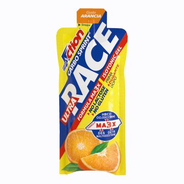 Proaction carbo sprint ultra race gel energetico all'arancia 60 ml