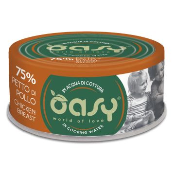 Oasy Gatto More Love In Lattina Adulto Petto Di Pollo 70 Gr