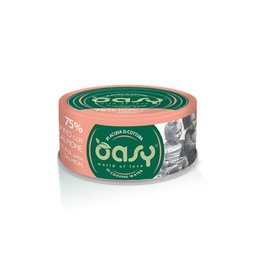 Oasy Gatto More Love In Lattina Adulto Tonno & Salmone 70 Gr