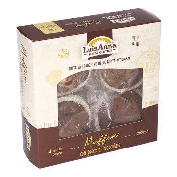 Luisanna Muffin Cioccolato Senza Glutine 200g