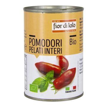 Pomodori pelati bio 400 g fior di loto